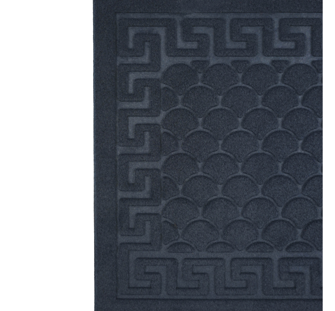 Килимок придверний Eco Fabric 40*60 см ЛУСКА без кромки, синій (4060-004) - фото № 4