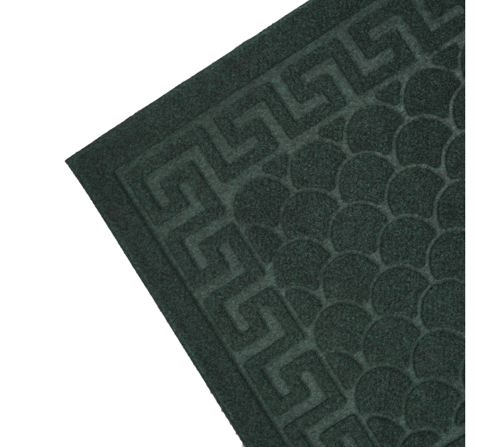 Килимок придверний Eco Fabric 40*60 см ЛУСКА без кромки, смарагд (4060-005) - фото № 3