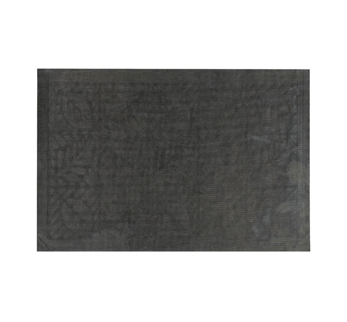 Килимок придверний Eco Fabric 40*60 см ЛИСТЯ без кромки, чорний (4060-006) - фото № 7