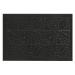 Килимок придверний Eco Fabric 40*60 см ЛИСТЯ без кромки, чорний (4060-006) - фото № 8