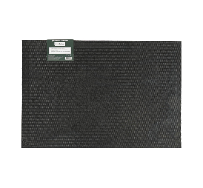 Килимок придверний Eco Fabric 40*60 см ЛИСТЯ без кромки, чорний (4060-006) - фото № 9