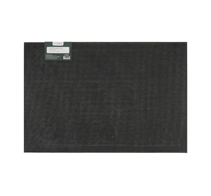 Килимок придверний Eco Fabric 40*60 см ЛИСТЯ без кромки, сірий (4060-007) - фото № 7