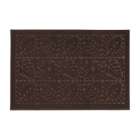 Килимок придверний Eco Fabric 40*60 см ЛИСТЯ без кромки, колричневий (4060-008)