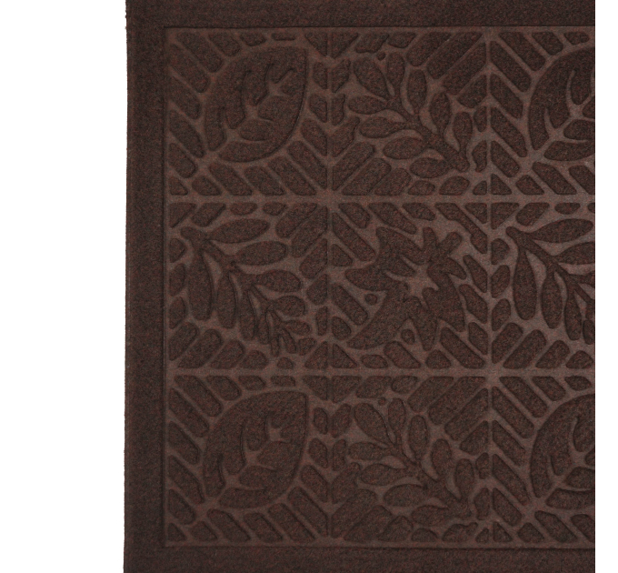 Килимок придверний Eco Fabric 40*60 см ЛИСТЯ без кромки, колричневий (4060-008) - фото № 4