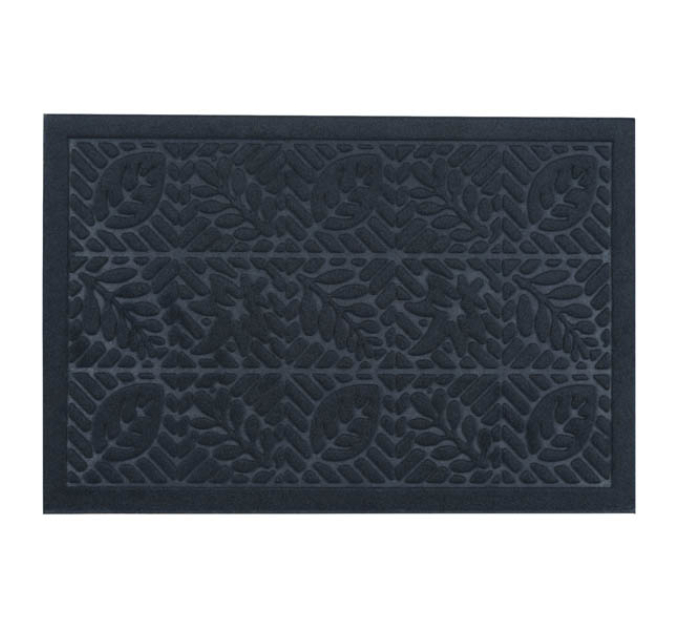 Килимок придверний Eco Fabric 40*60 см ЛИСТЯ без кромки, синій (4060-009) - фото № 9