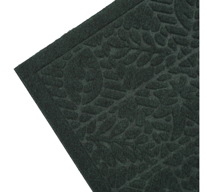 Килимок придверний Eco Fabric 40*60 см ЛИСТЯ без кромки, смарагд (4060-010) - фото № 3
