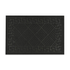 Килимок придверний Eco Fabric 40*60 см СМУЖКИ без кромки, чорний (4060-011)