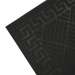 Килимок придверний Eco Fabric 40*60 см СМУЖКИ без кромки, чорний (4060-011) - фото № 3