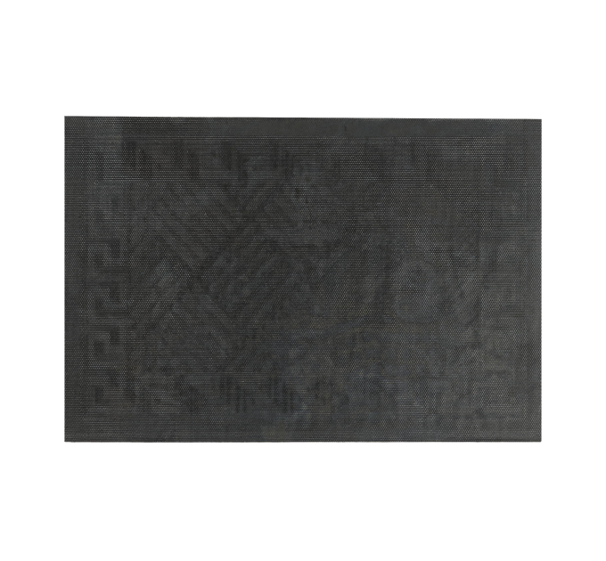 Килимок придверний Eco Fabric 40*60 см СМУЖКИ без кромки, чорний (4060-011) - фото № 7