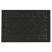 Килимок придверний Eco Fabric 40*60 см СМУЖКИ без кромки, чорний (4060-011) - фото № 8
