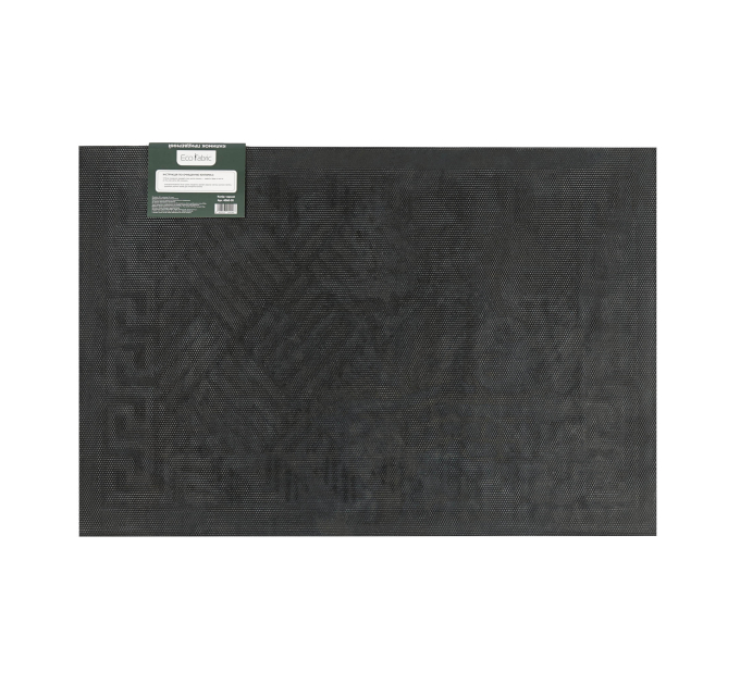 Килимок придверний Eco Fabric 40*60 см СМУЖКИ без кромки, чорний (4060-011) - фото № 9