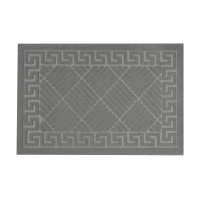 Килимок придверний Eco Fabric 40*60 см СМУЖКИ без кромки, сірий (4060-012)