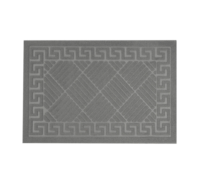 Килимок придверний Eco Fabric 40*60 см СМУЖКИ без кромки, сірий (4060-012) - фото № 1