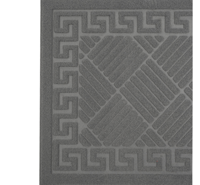 Килимок придверний Eco Fabric 40*60 см СМУЖКИ без кромки, сірий (4060-012) - фото № 4