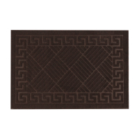 Килимок придверний Eco Fabric 40*60 см СМУЖКИ без кромки, коричневий (4060-013)