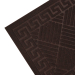 Килимок придверний Eco Fabric 40*60 см СМУЖКИ без кромки, коричневий (4060-013) - фото № 3