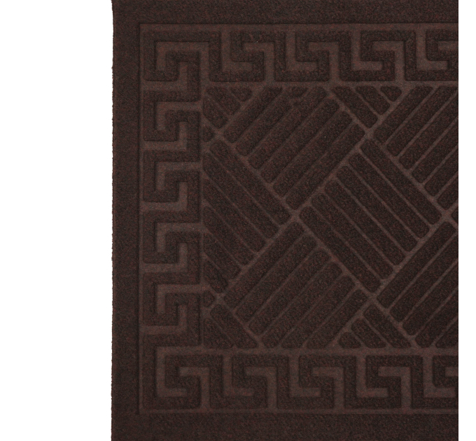 Килимок придверний Eco Fabric 40*60 см СМУЖКИ без кромки, коричневий (4060-013) - фото № 4