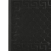 Килимок придверний Eco Fabric 40*60 см ЛУСКА з кромкою, чорний (4060-101) - фото № 4