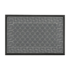 Килимок придверний Eco Fabric 40*60 см ЛУСКА з кромкою, сірий (4060-102)