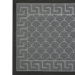 Килимок придверний Eco Fabric 40*60 см ЛУСКА з кромкою, сірий (4060-102) - фото № 4
