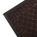 Килимок придверний Eco Fabric 40*60 см ЛУСКА з кромкою, коричневий (4060-103) - фото № 3