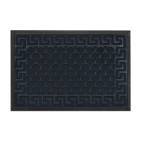 Килимок придверний Eco Fabric 40*60 см ЛУСКА з кромкою, синій (4060-104)