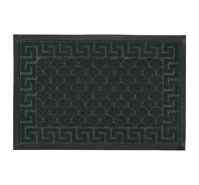 Килимок придверний Eco Fabric 40*60 см ЛУСКА з кромкою, смарагд (4060-105) - фото № 8