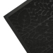 Килимок придверний Eco Fabric 40*60 см ЛИСТЯ з кромкою, чорний (4060-106) - фото № 3