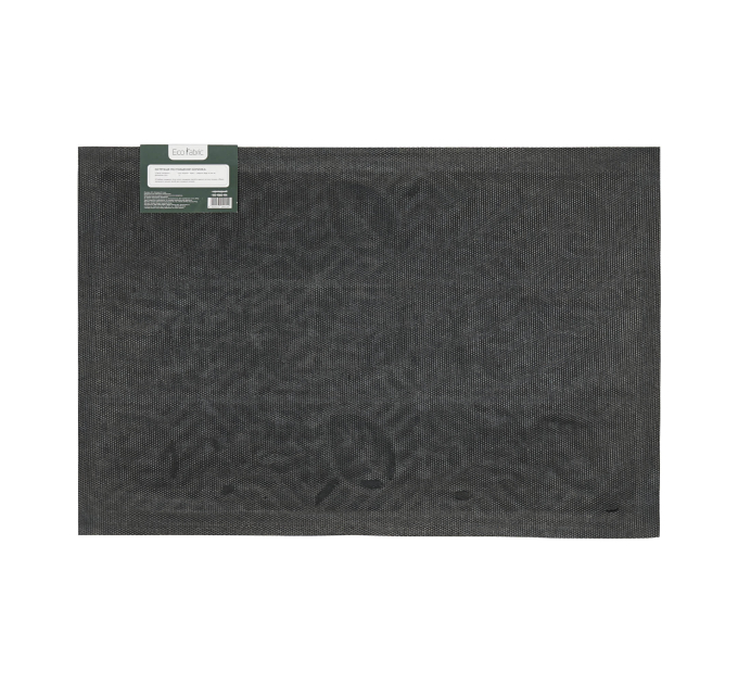 Килимок придверний Eco Fabric 40*60 см ЛИСТЯ з кромкою, чорний (4060-106) - фото № 8