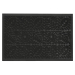 Килимок придверний Eco Fabric 40*60 см ЛИСТЯ з кромкою, чорний (4060-106) - фото № 9