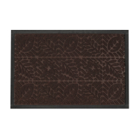 Килимок придверний Eco Fabric 40*60 см ЛИСТЯ з кромкою, коричневий (4060-108)