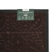 Килимок придверний Eco Fabric 40*60 см ЛИСТЯ з кромкою, коричневий (4060-108) - фото № 5
