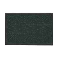 Килимок придверний Eco Fabric 40*60 см ЛИСТЯ з кромкою, смарагд (4060-110)