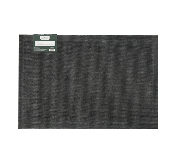 Килимок придверний Eco Fabric 40*60 см СМУЖКИ з кромкою, сірий (4060-112) - фото № 7