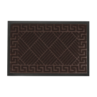 Килимок придверний Eco Fabric 40*60 см СМУЖКИ з кромкою, коричневий (4060-113)