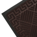 Килимок придверний Eco Fabric 40*60 см СМУЖКИ з кромкою, коричневий (4060-113) - фото № 3