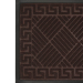 Килимок придверний Eco Fabric 40*60 см СМУЖКИ з кромкою, коричневий (4060-113) - фото № 4