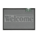 Килимок придверний Eco Fabric 40*60 см WELCOME з кромкою, сірий (4060-115) - фото № 2