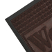 Килимок придверний Eco Fabric 40*60 см WELCOME з кромкою, коричневий (4060-116) - фото № 3