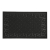 Килимок придверний Eco Fabric 45*75 см ЛУСКА без кромки, чорний (4575-001)