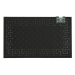 Килимок придверний Eco Fabric 45*75 см ЛУСКА без кромки, чорний (4575-001) - фото № 2
