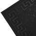 Килимок придверний Eco Fabric 45*75 см ЛУСКА без кромки, чорний (4575-001) - фото № 3