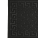Килимок придверний Eco Fabric 45*75 см ЛУСКА без кромки, чорний (4575-001) - фото № 4