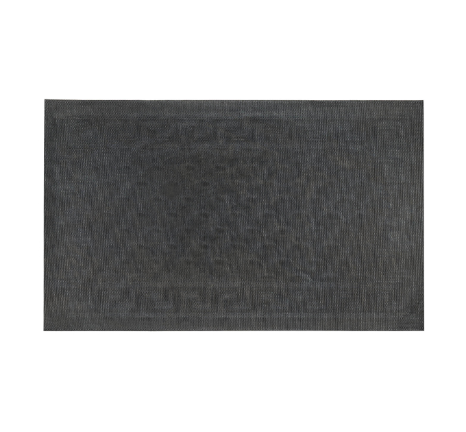 Килимок придверний Eco Fabric 45*75 см ЛУСКА без кромки, чорний (4575-001) - фото № 7
