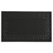 Килимок придверний Eco Fabric 45*75 см ЛУСКА без кромки, чорний (4575-001) - фото № 9