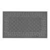 Килимок придверний Eco Fabric 45*75 см ЛУСКА без кромки, сірий (4575-002)