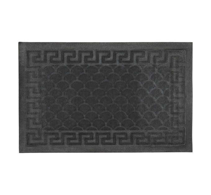 Килимок придверний Eco Fabric 45*75 см ЛУСКА без кромки, сірий (4575-002) - фото № 7