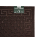 Килимок придверний Eco Fabric 45*75 см ЛУСКА без кромки, коричневий (4575-003) - фото № 6