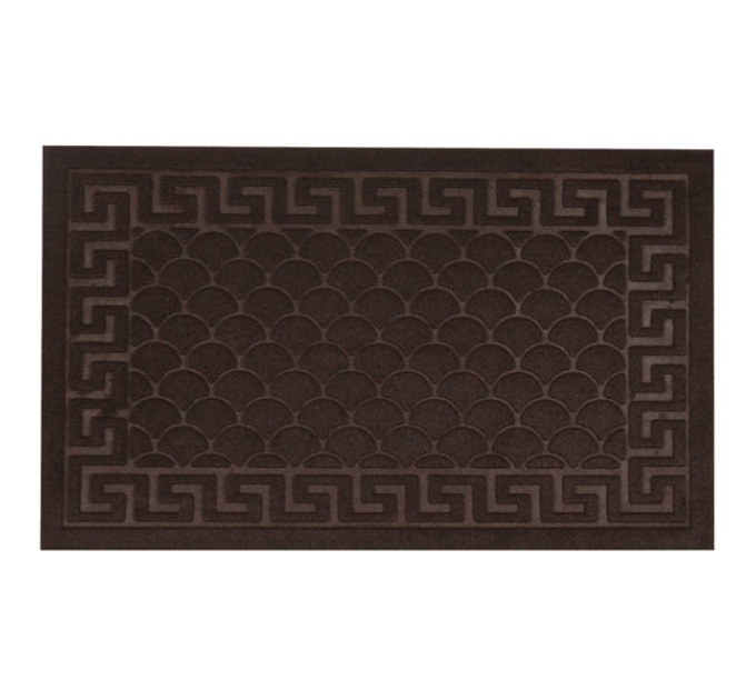 Килимок придверний Eco Fabric 45*75 см ЛУСКА без кромки, коричневий (4575-003) - фото № 9