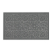 Килимок придверний Eco Fabric 45*75 см ЛИСТЯ без кромки, сірий (4575-005) - фото № 1